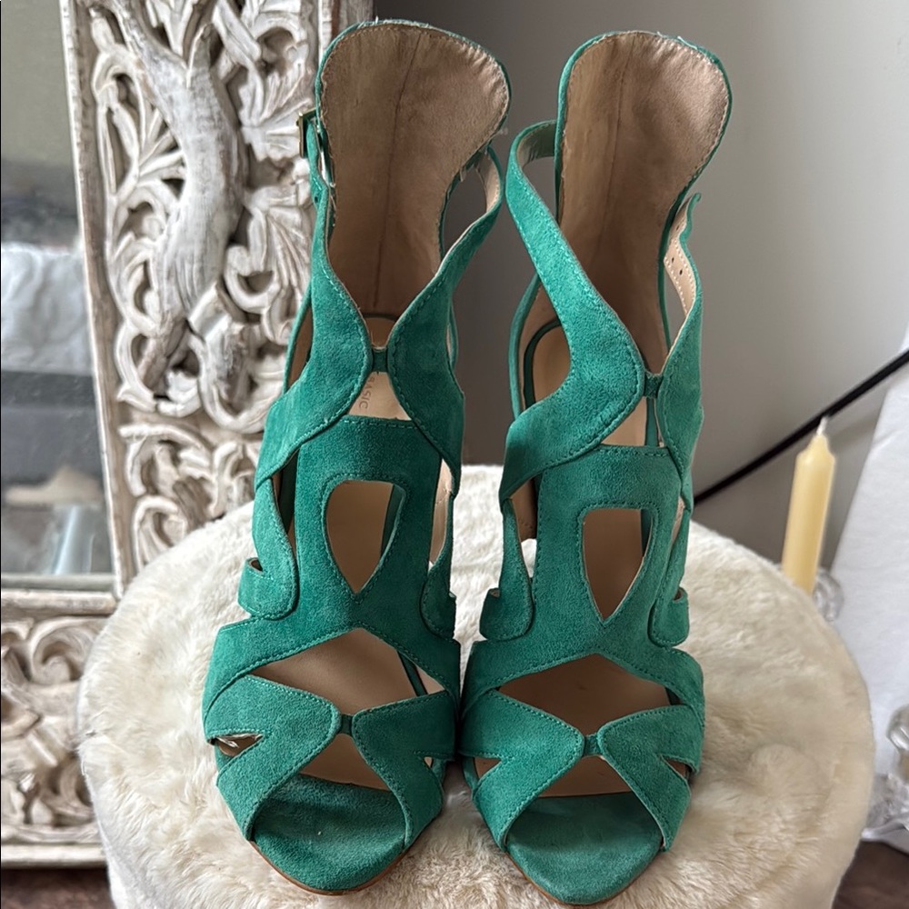 Zara Basic Elegant Green Women's Shoes